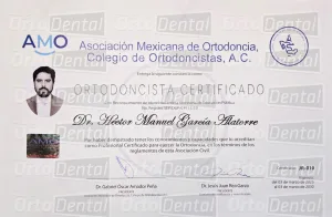 Diploma AMO Hector García 